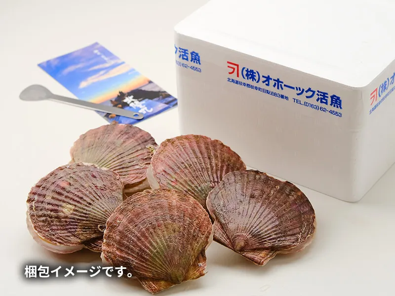 活ほたての梱包イメージ