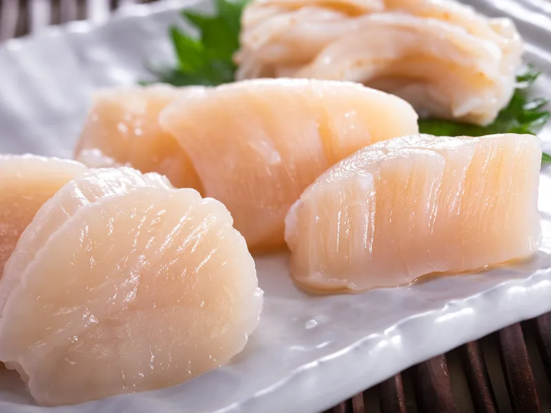 繊維がしっかり、シャキッとした歯ごたえ