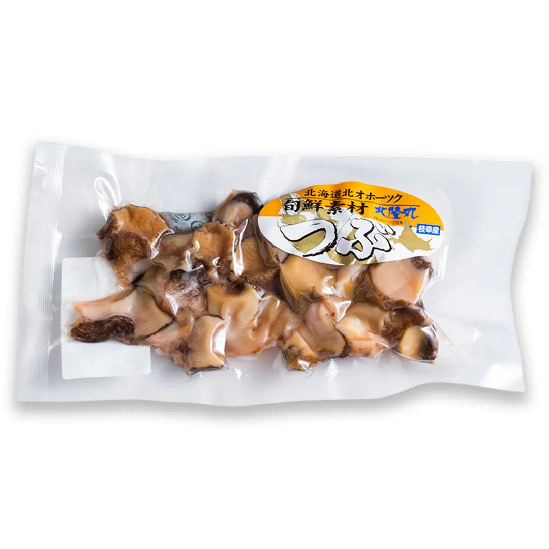 北海道オホーツク産干し青つぶ貝（柔らか仕上げ）100g／冷凍