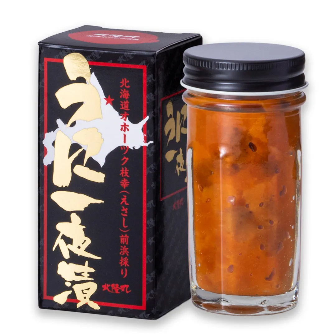 北海道枝幸産「北隆丸」うに一夜漬け（塩）80g／冷凍